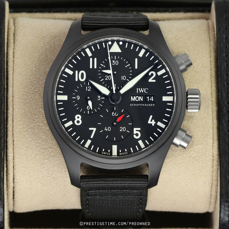 Pre-owned IWC Pilot Chronograph TOP GUN 44.5mm iw389101